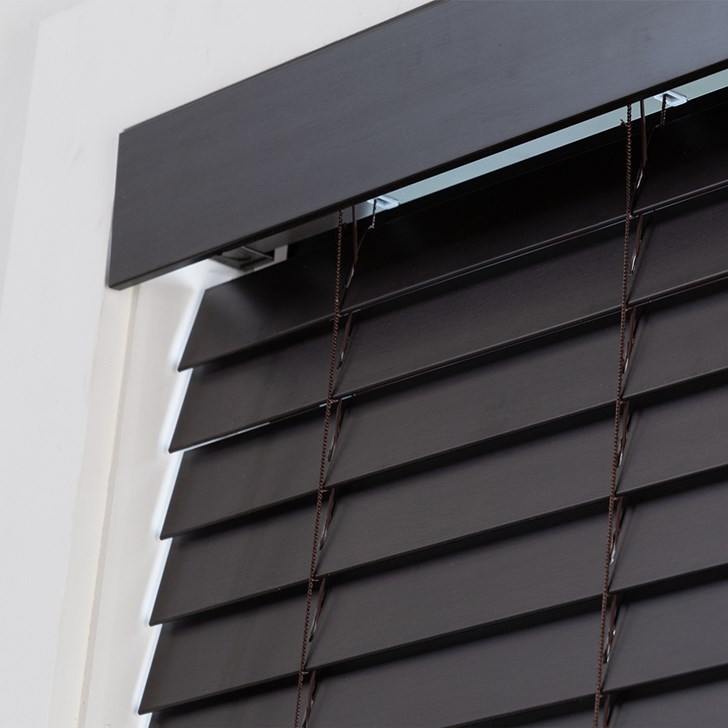 Modern Valance in color: Realgrain Dark Walnut 9258