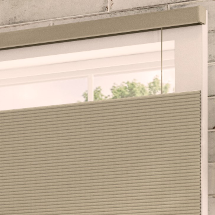 Color: Stone; Lift: Top Down Bottom Up