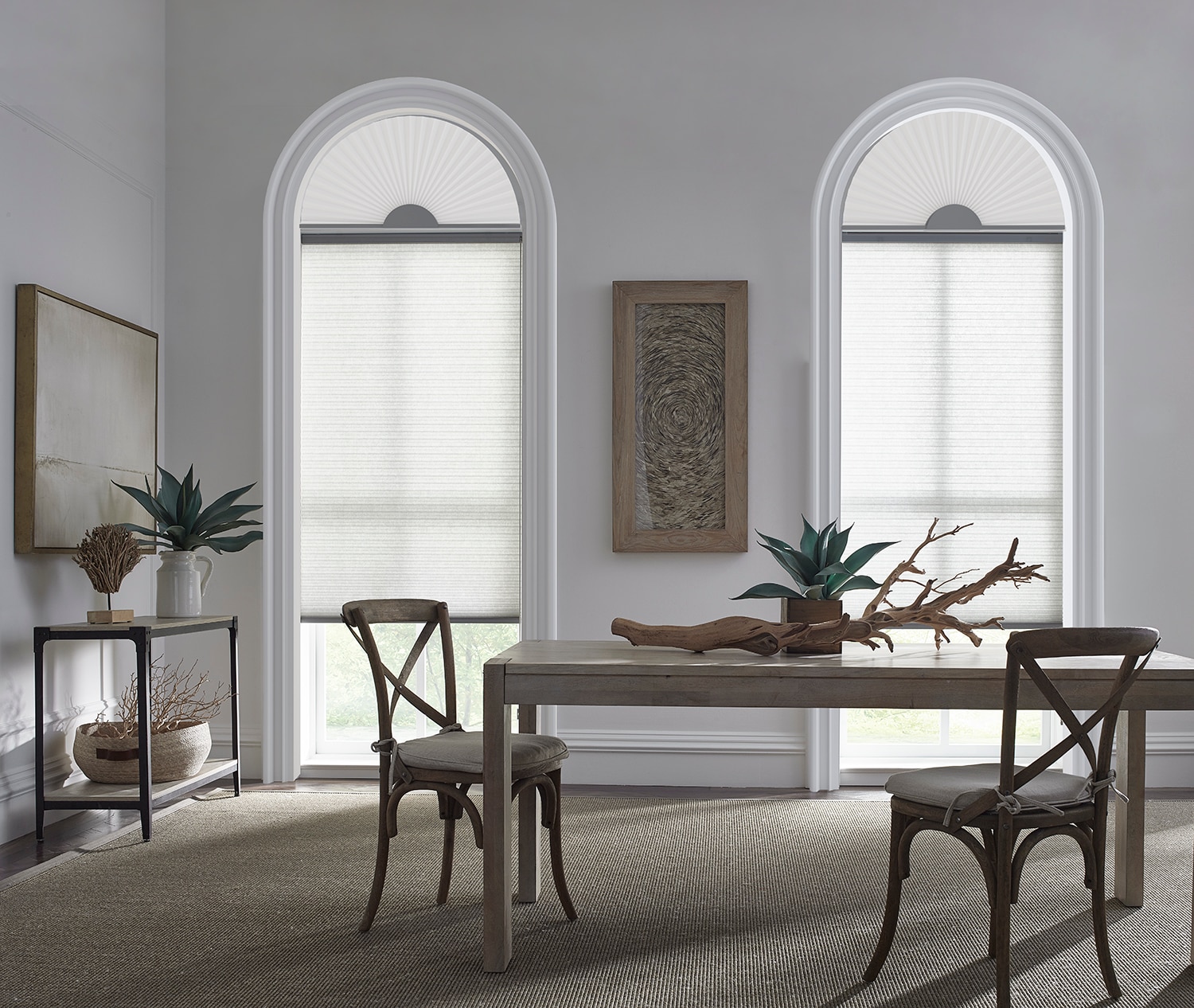 Bella View Legacy Light Filtering Cellular Arches | American Blinds