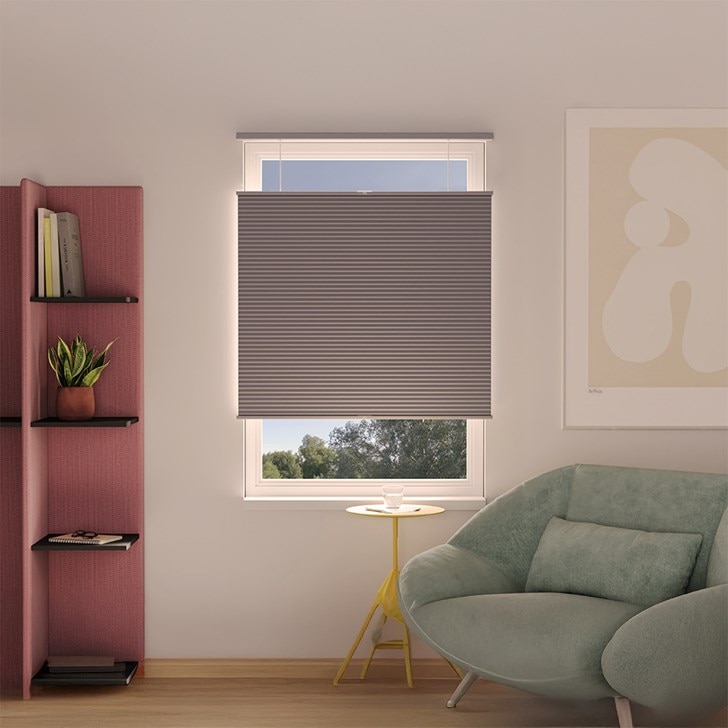 Color: 1/2 Inch Single Cell Steel; Lift and Light Control: Top Down Bottom Up