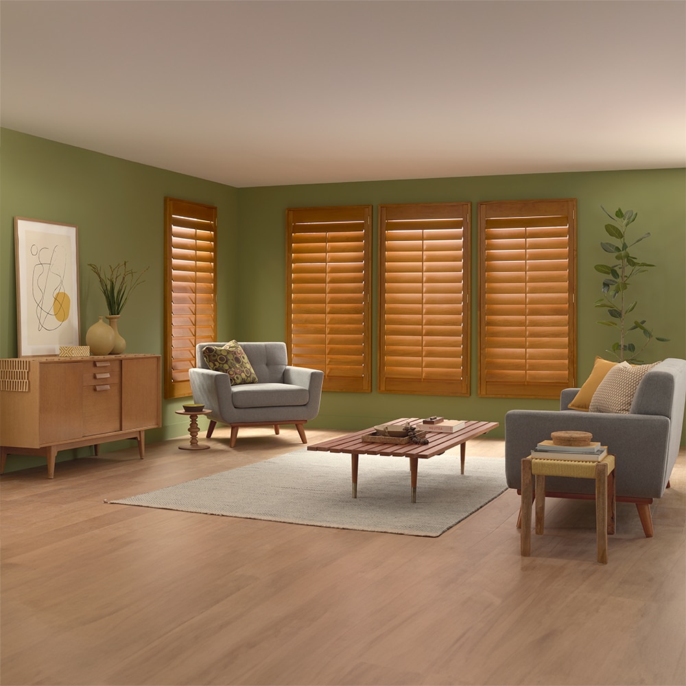 Wood plantation deals shutters