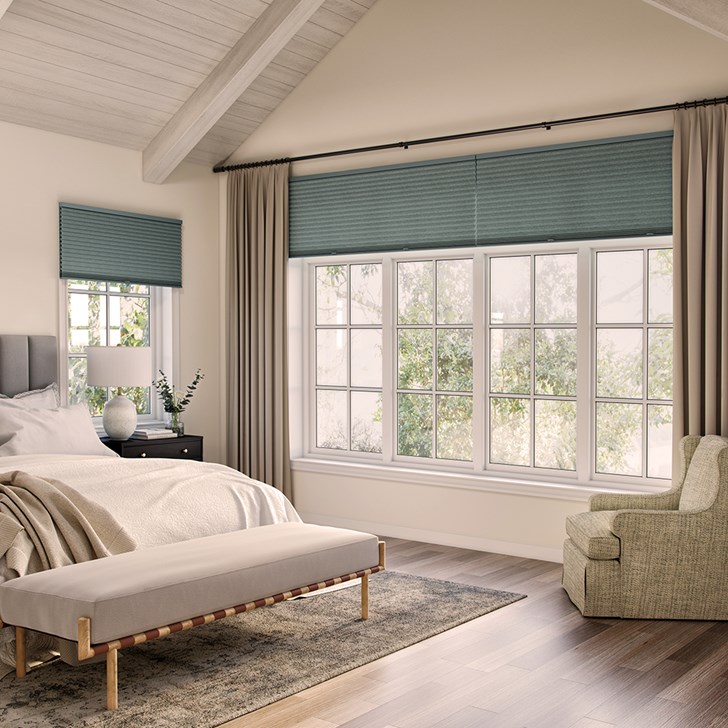 Color: Aquatic 1/2 Inch Double Cell; Mount: Outside